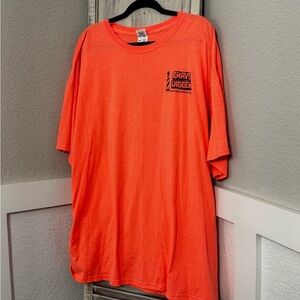 NWOT! Grave Digger Graphic T Shirt Coral/Orange Unisex 3X